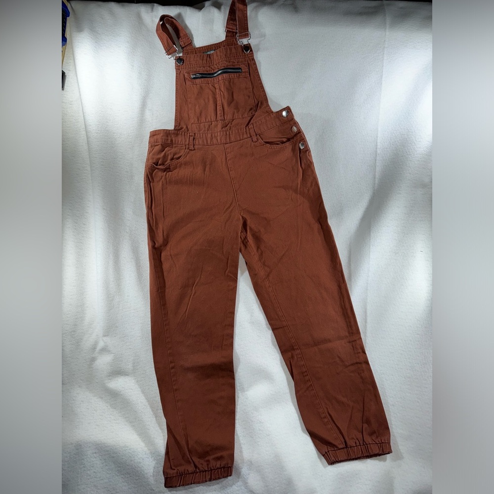 Wild Fable Rust Overalls Adjustable Straps Joggers Hippie indie farmer boho prep